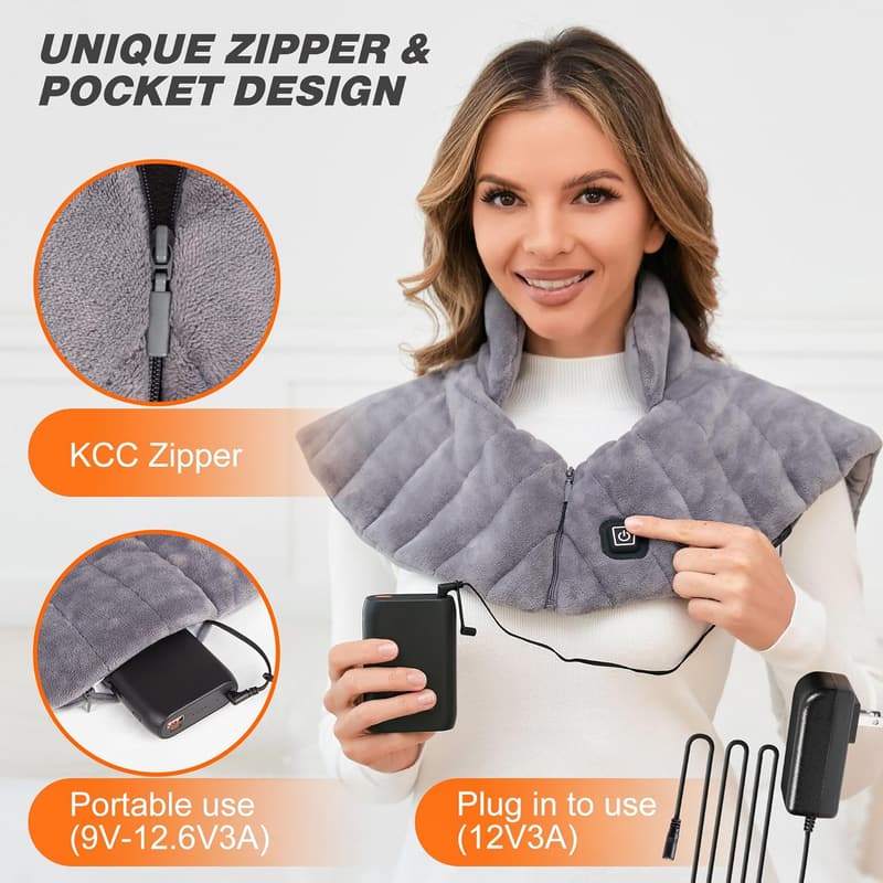 Father's Day Cordless Heating Pad for Pain Relief
