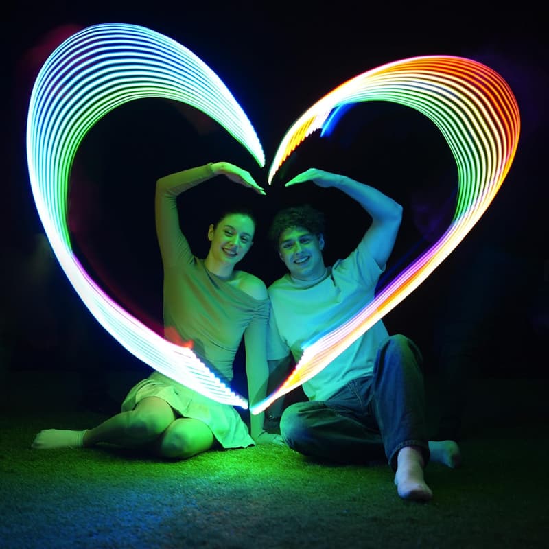 Flying Ring with RGB LEDs - Safe, Waterproof Toy