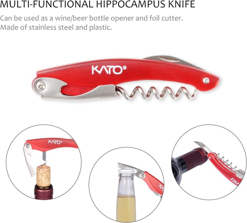Valentine's Wine Opener Set with Corkscrew & Accessories