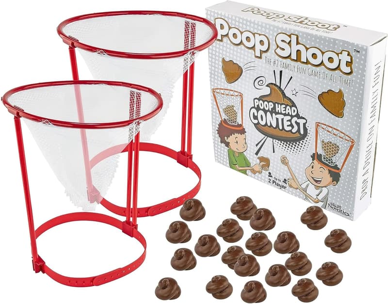 White Elephant Poop Emoji Toss Game