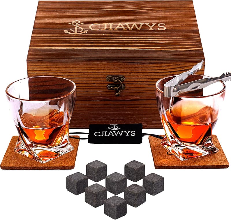 Christmas Whiskey Stones Gift Set for Men