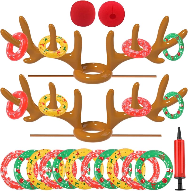 Christmas Inflatable Antler Ring Toss Game