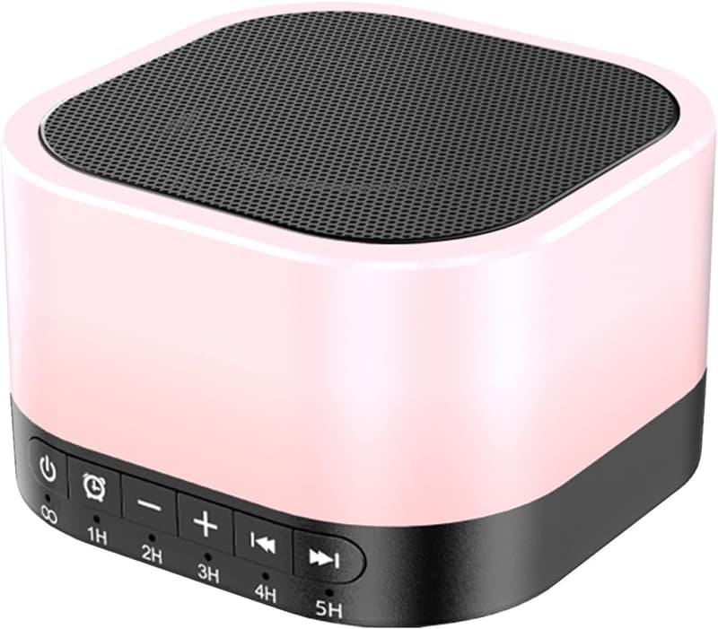 Sleep Sound Machine with 25 Sounds & 12-Color Light