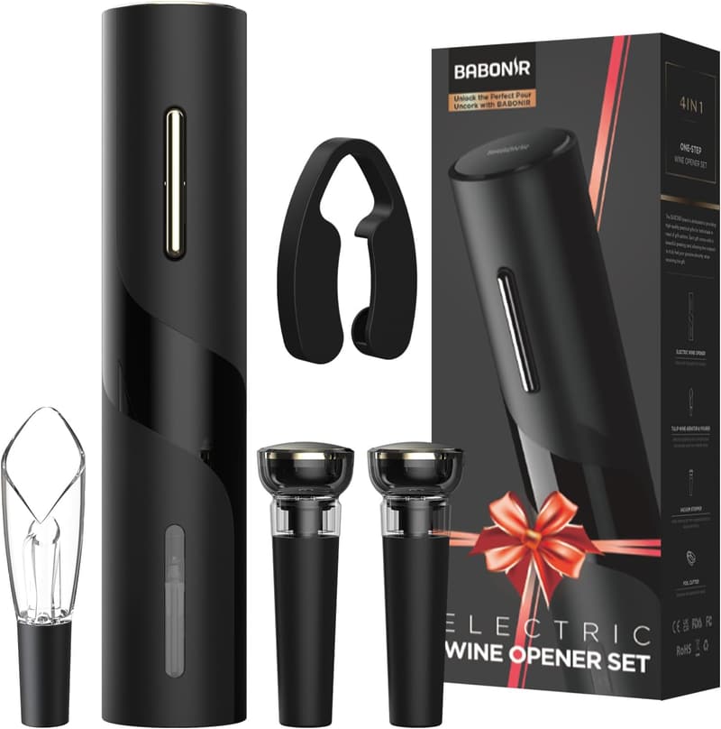 Party Electric Wine Opener Set with Accessories