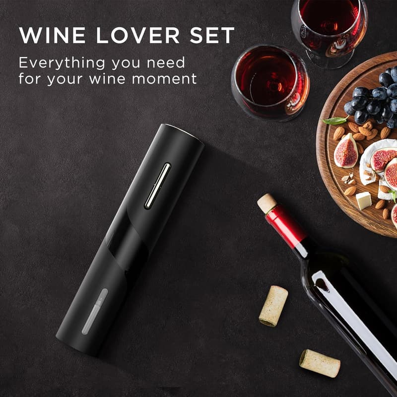Party Electric Wine Opener Set with Accessories