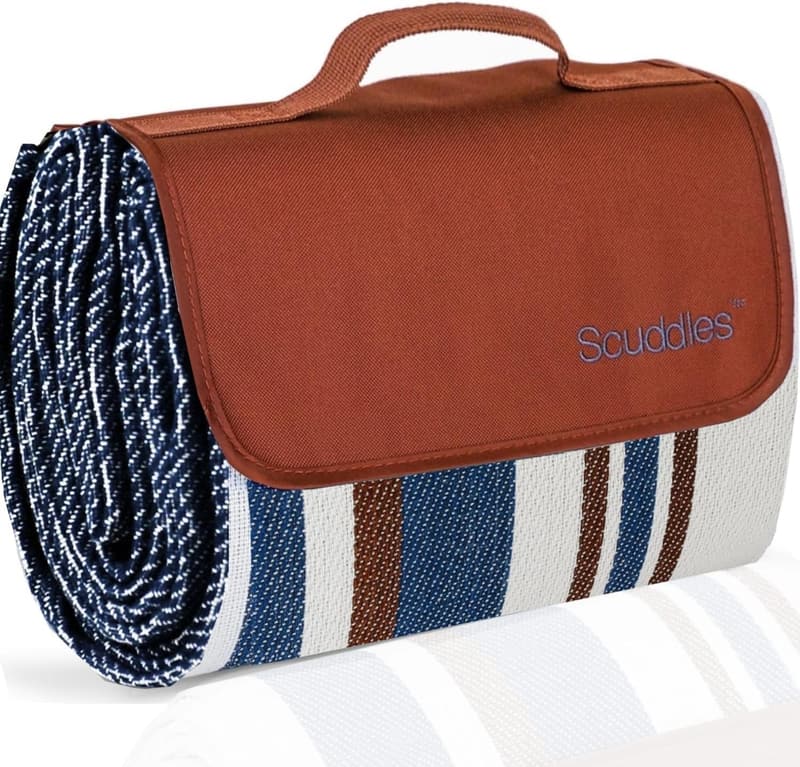 Summer Outdoor Picnic Blanket, Water-Resistant Dual Layer