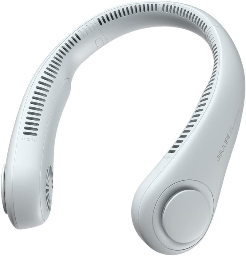 Wearable Neck Fan, Bladeless & Twistable, Rechargeable