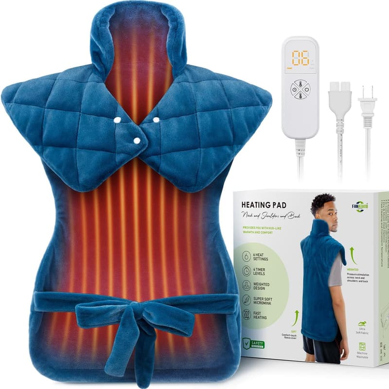 Mother's Day Electric Heating Pad - Weighted & Auto-Off