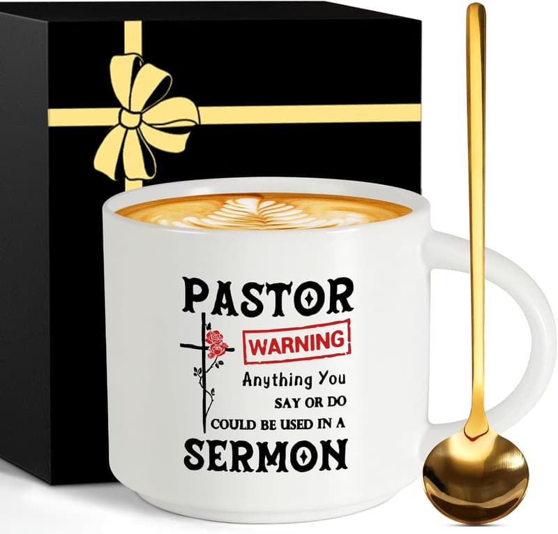 Secret Santa Monogrammed Ceramic Mug – Unisex Gifts