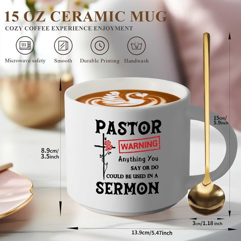 Secret Santa Monogrammed Ceramic Mug – Unisex Gifts