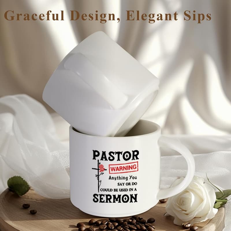 Secret Santa Monogrammed Ceramic Mug – Unisex Gifts