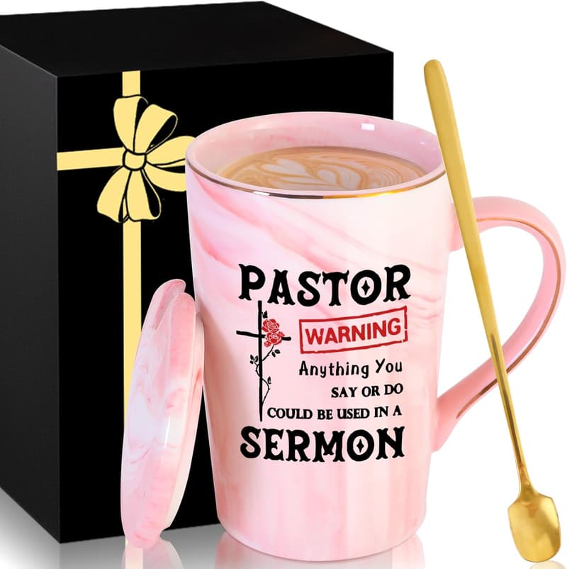 Christmas Ceramic Coffee Mug with Lid - Unisex Gift