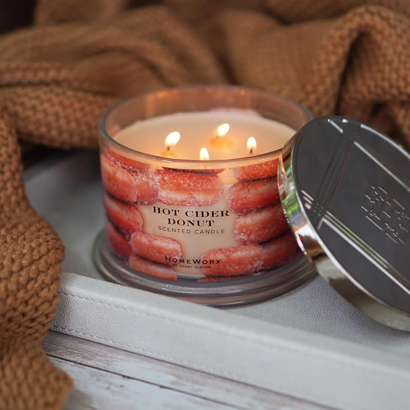 Hot Cider Donut 4-Wick Candle, 18 oz.