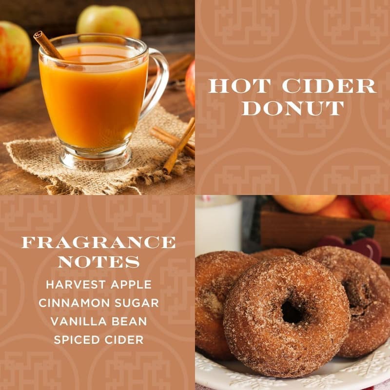 Hot Cider Donut 4-Wick Candle, 18 oz.