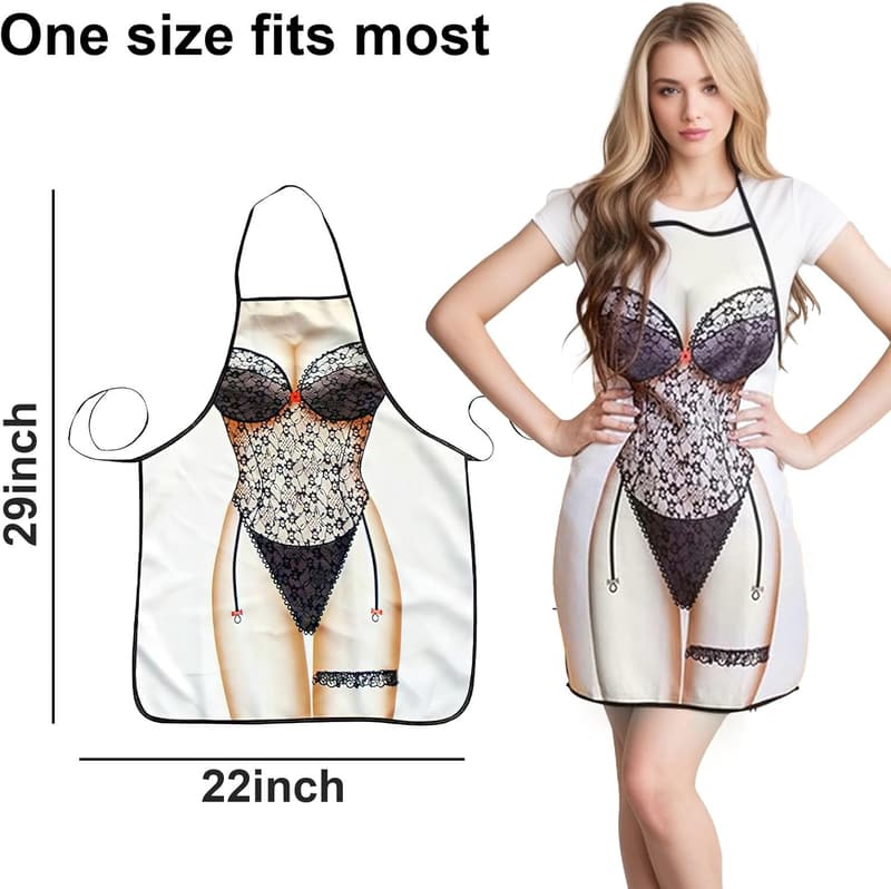Funny Chef Apron for Women & Men