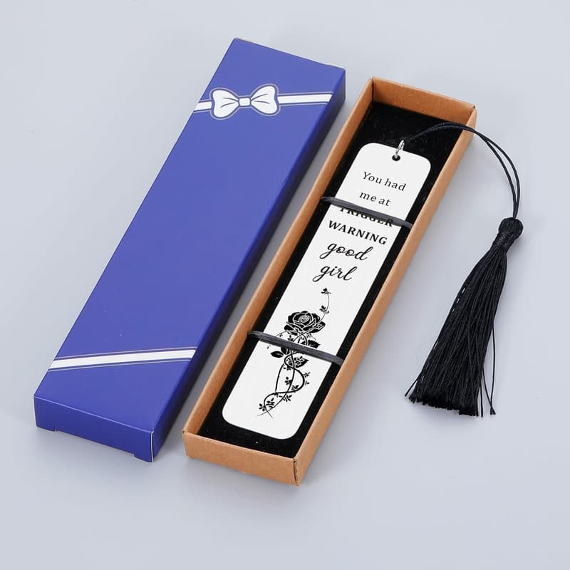 Dirty Santa Stainless Steel Bookmark for Women