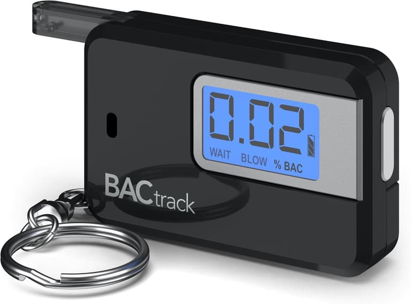 Keychain Breathalyzer Alcohol Tester - Portable Personal Use