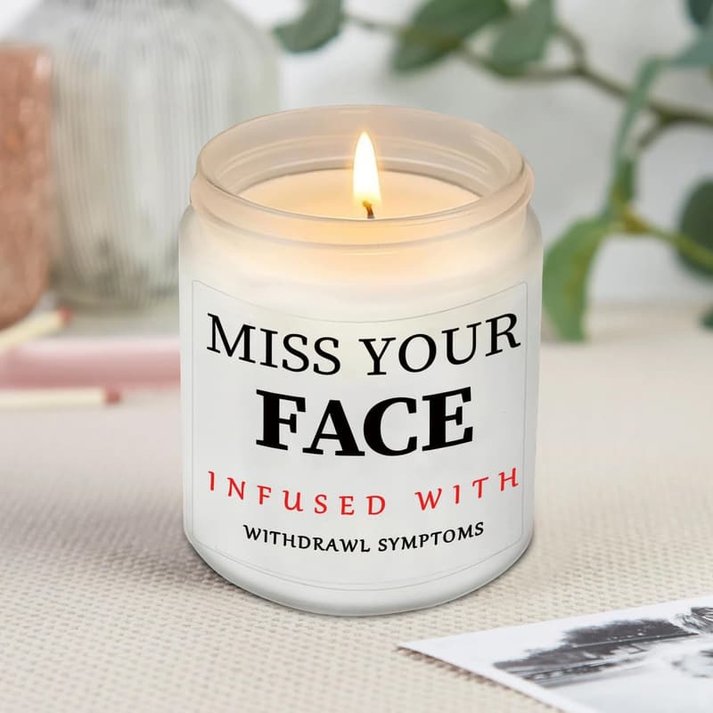 Housewarming Lavender Candle for Friends