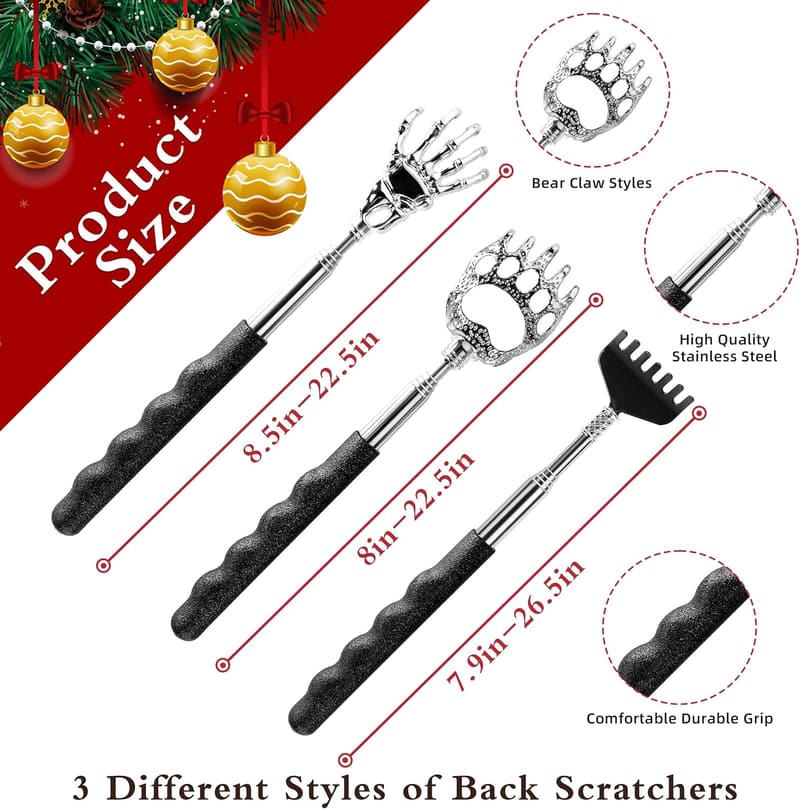 Christmas Back Scratcher: Telescoping Massage Tool
