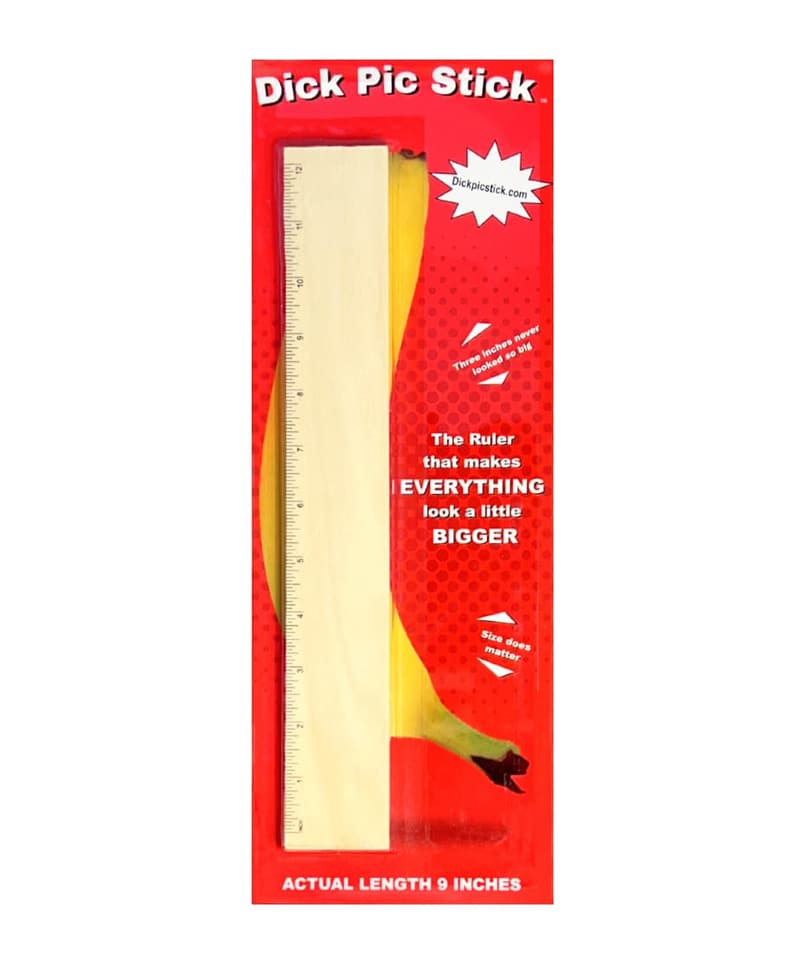 Gag Gift Trick Ruler for Men