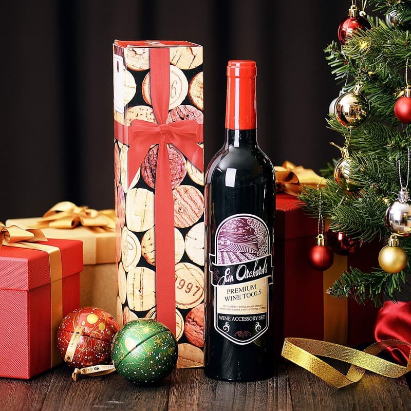Valentine's Wine Opener Gift Set, Red