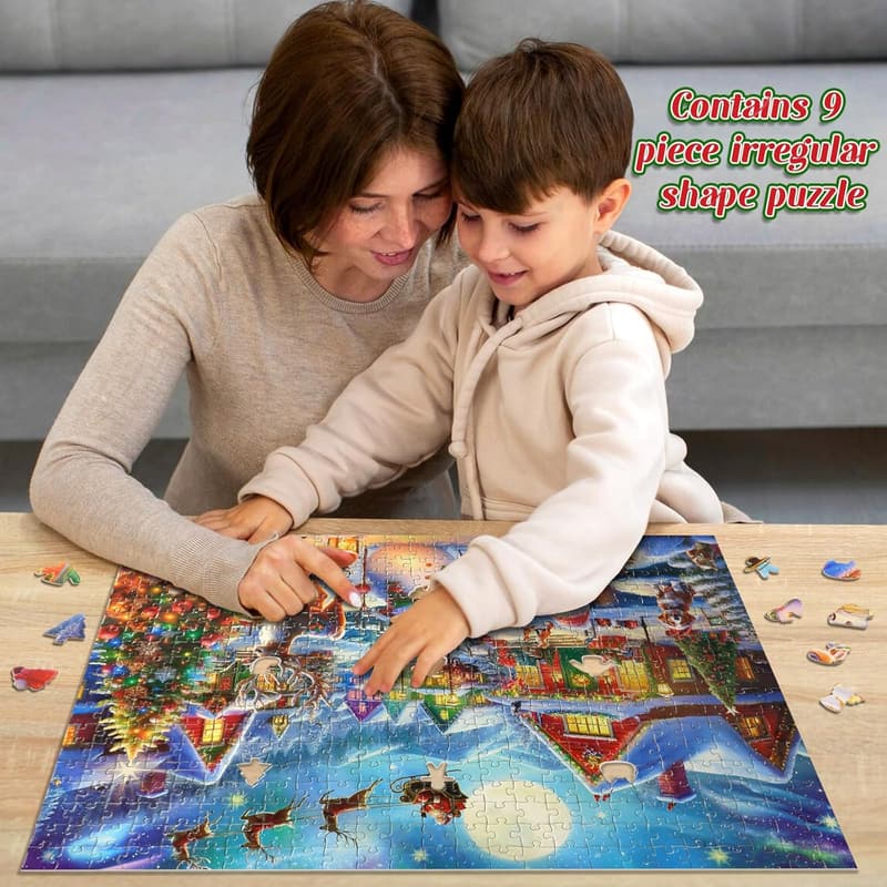 Christmas Village Jigsaw Puzzle - 500 Piece
