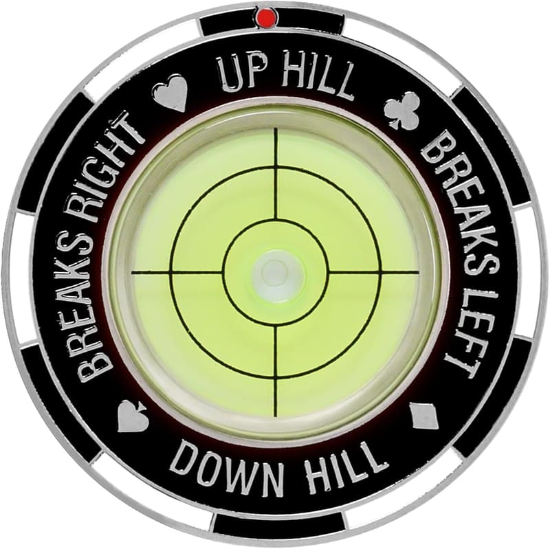 Golf Ball Marker & Bubble Level Gift for Golfers