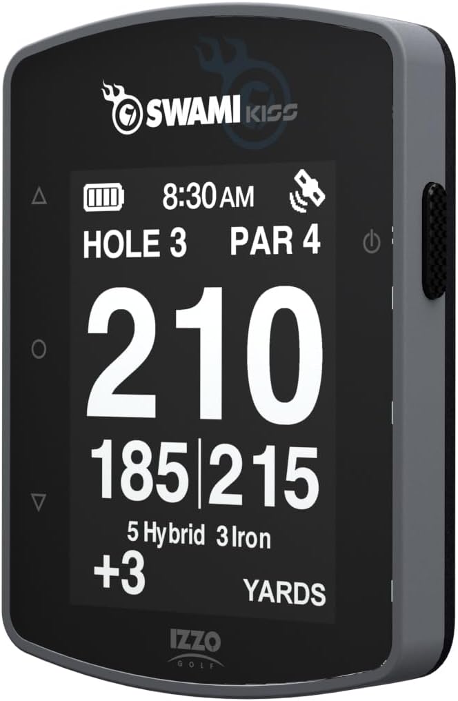 Handheld Golf GPS Rangefinder with Magnets - Grey