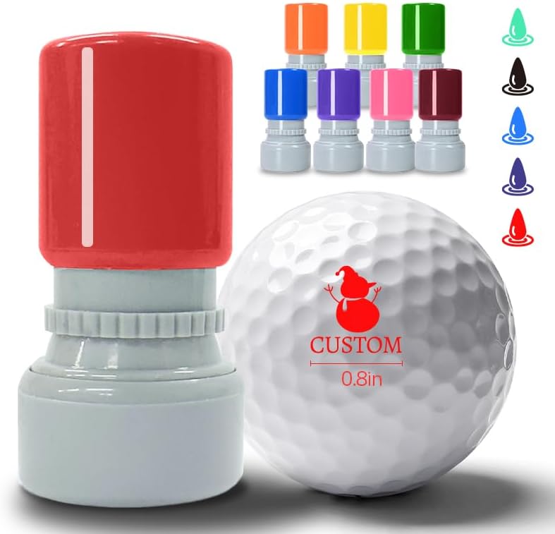 Custom Golf Ball Stamp with Personalized Image