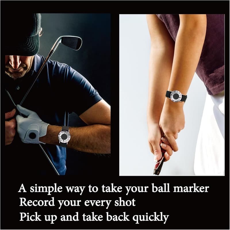 Golf Ball Marker Bracelet for Golfers
