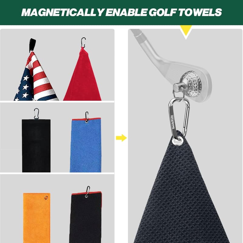 Golf Towel Magnetic Clip with Neodymium Magnet