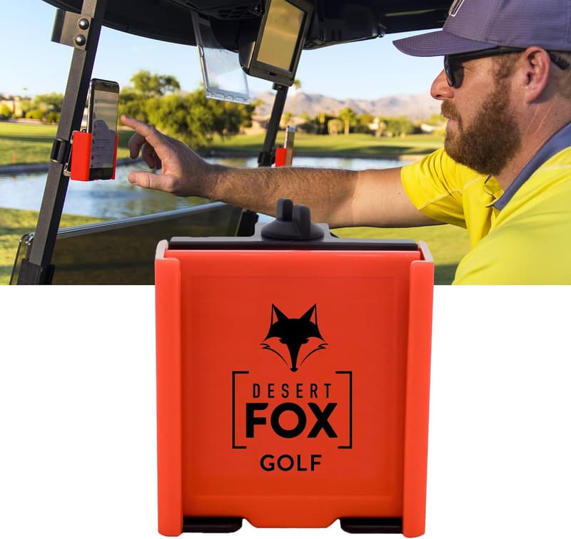 Golf Cart Phone Holder - Adjustable & Secure Strap