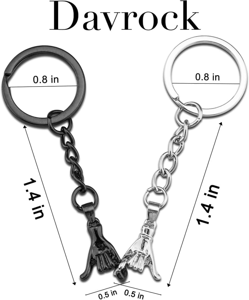 Couples Pinky Promise Matching Keychains
