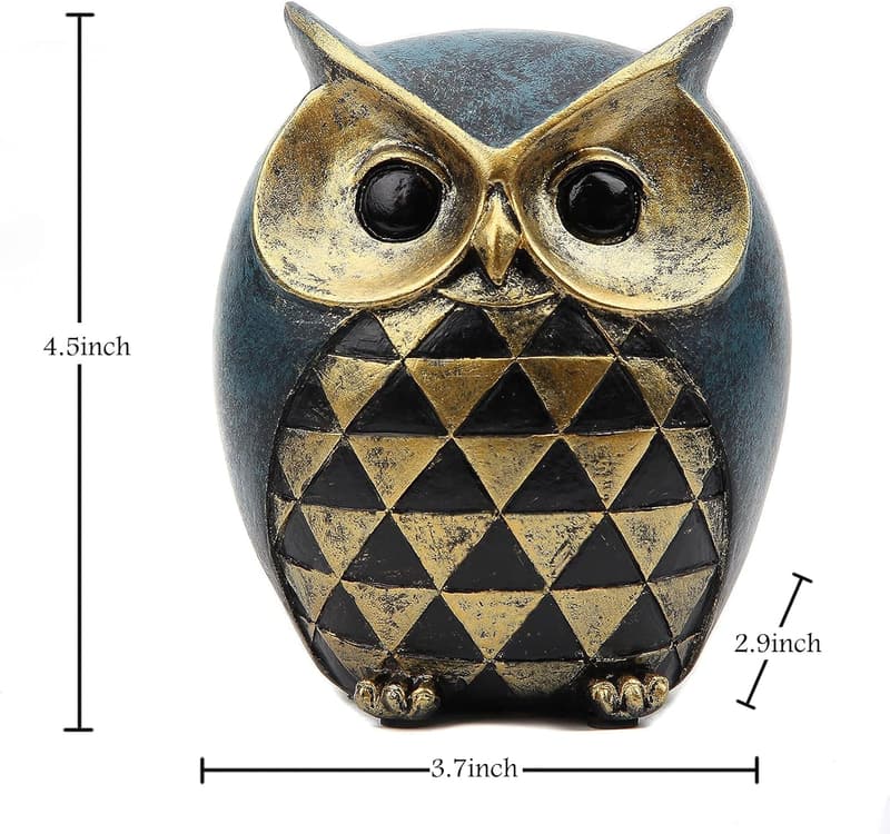 Owl Statue for Bird Lovers - Home Decor Figurine