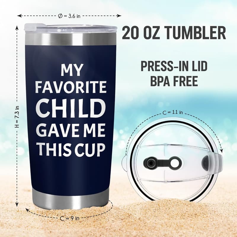 Father's Day Stainless Insulated Coffee Tumbler for Dad