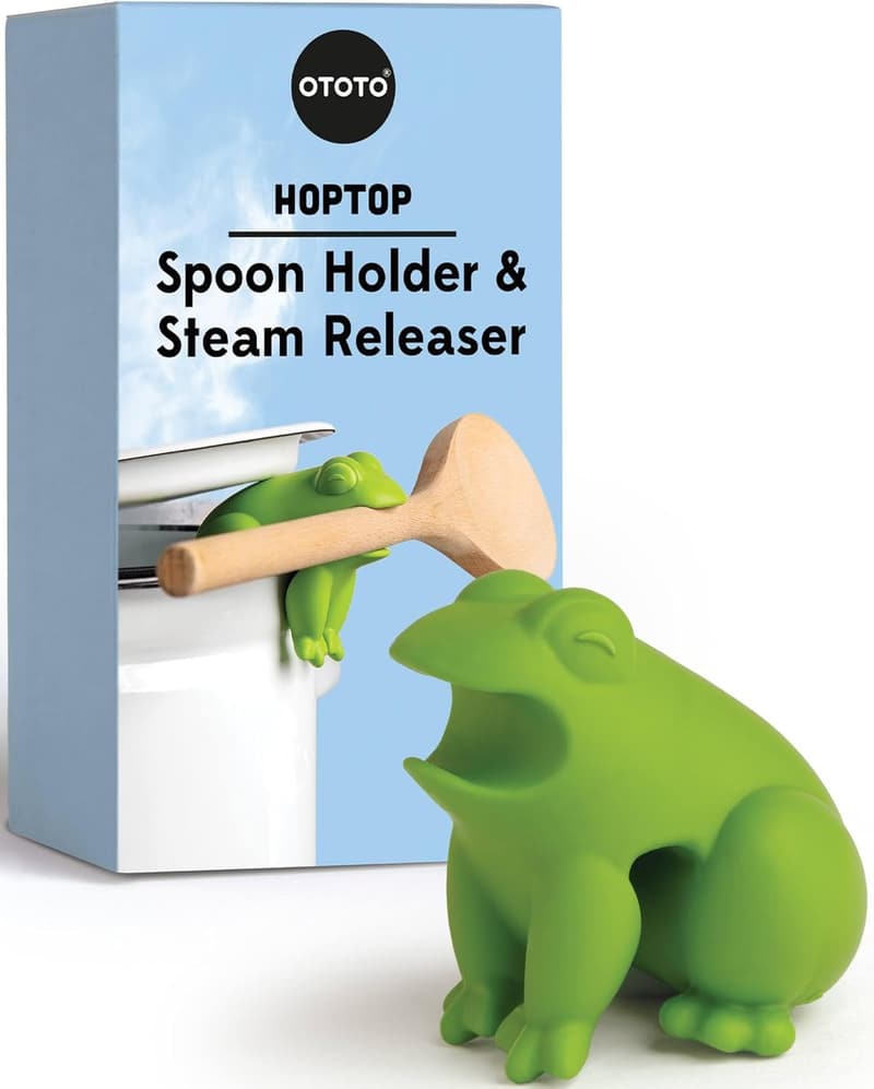 Spoon Holder & Steam Releaser – Fun Kitchen Gadget