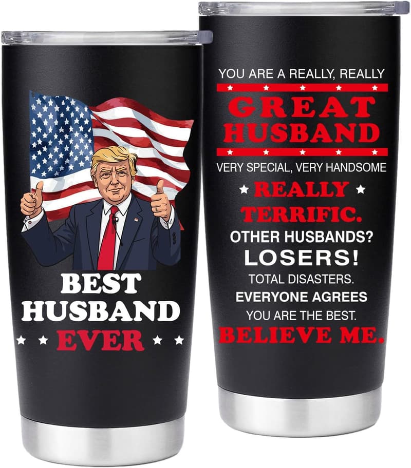 Husband Birthday 20 oz Stainless Steel Travel Tumbler