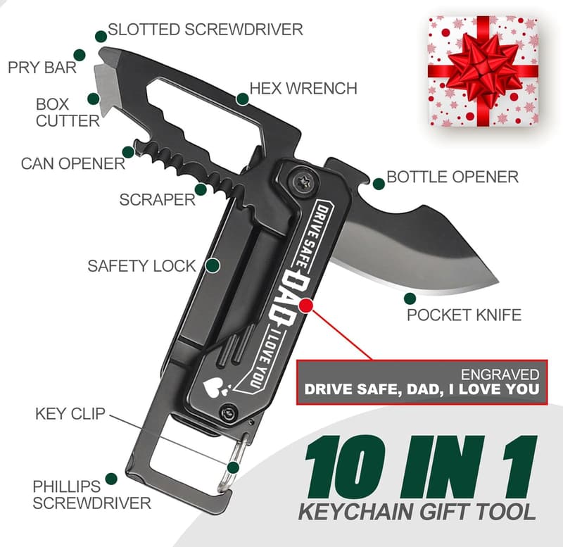 Father's Day Keychain Tool for Dad
