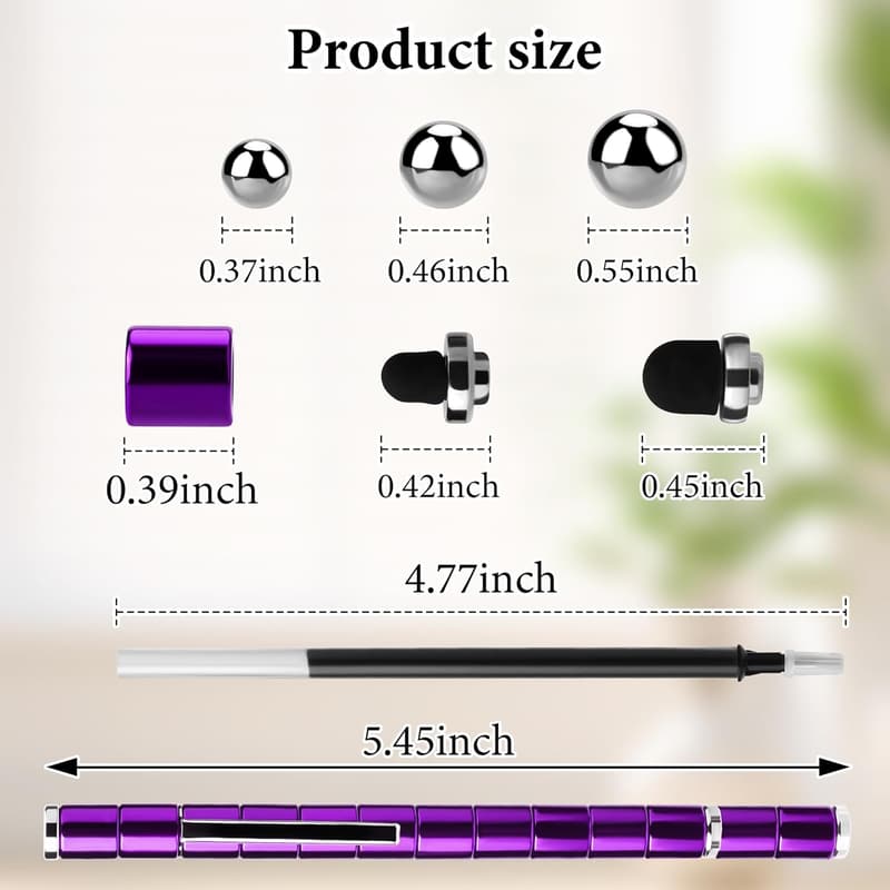Magnetic Fidget Pen (Purple) for Kids Party Favors