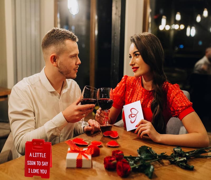 Anniversary Love Sign - Husbands & Dads Table Decor