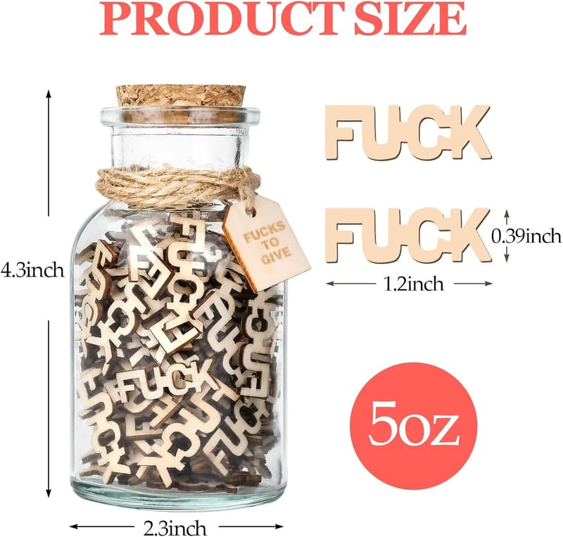 Birthday Jar Letters, Funny Gag Gift for Adults