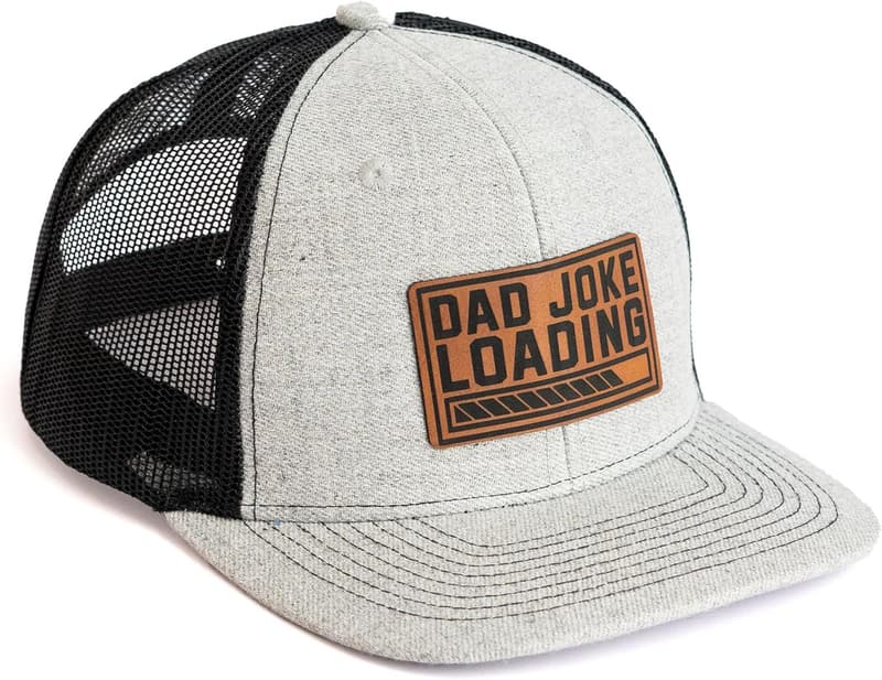 Father's Day Leather Patch Baseball Cap