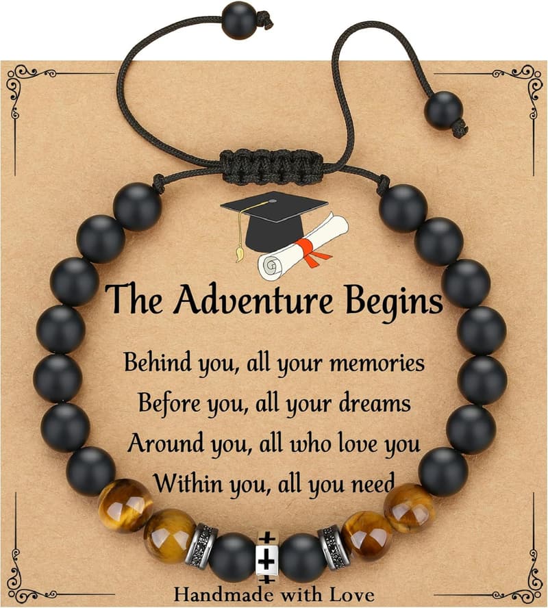 2025 Graduation Cross Bracelet for Men