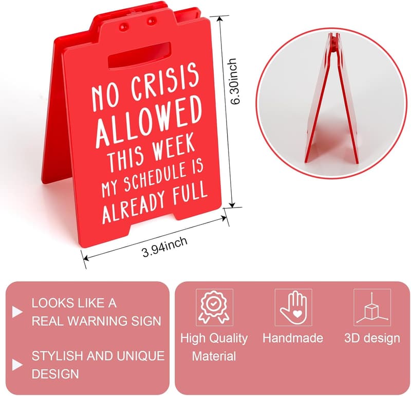 Administrative Gift Funny Cubicle Sign for Bosses
