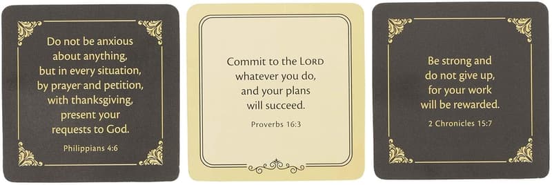 Prayer Devotional Cards for Men: Encouraging Scripture Set