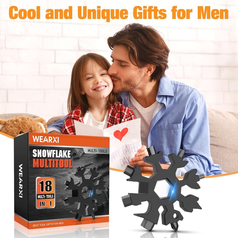 Father's Day 18-in-1 Snowflake Multitool for Dad