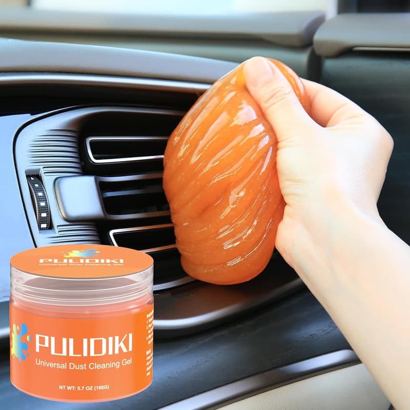 Car Cleaning Gel Slime - Orange Interior Cleaner