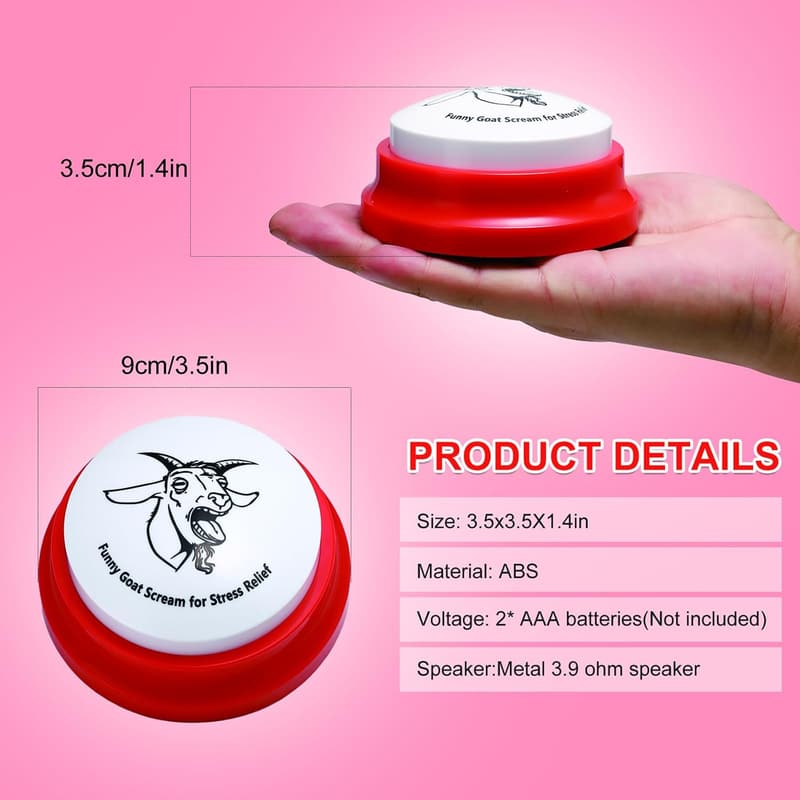 White Elephant Prank Sound Button for Adults
