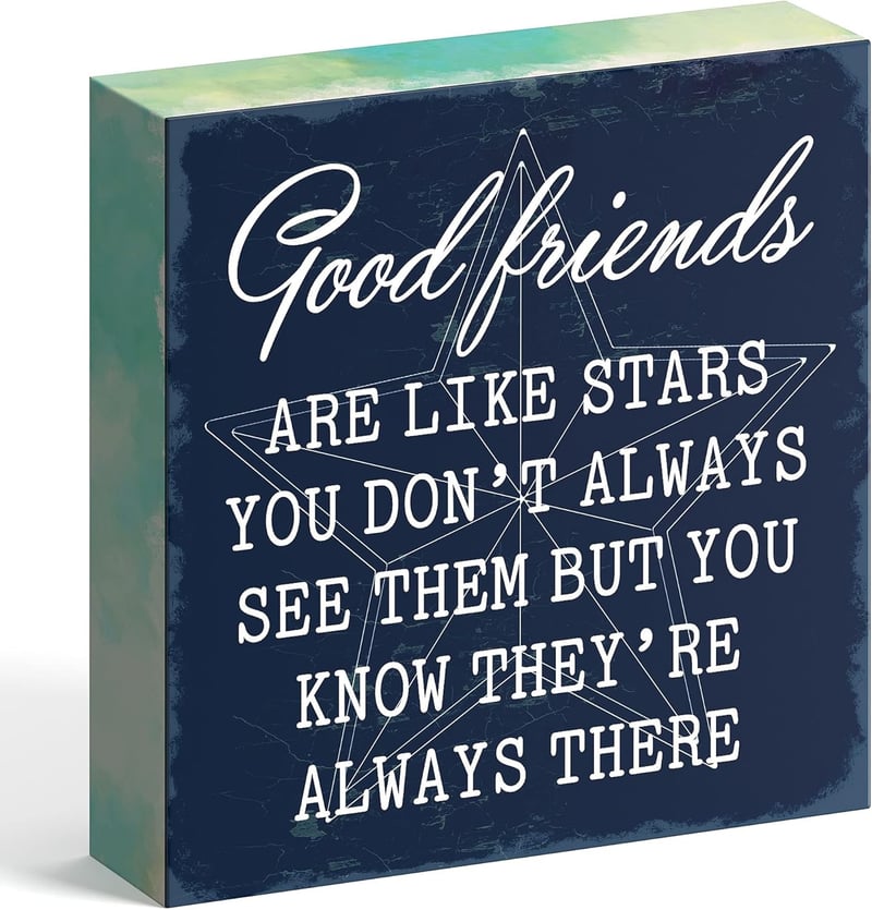 Inspirational Wooden Box Sign for Women – 