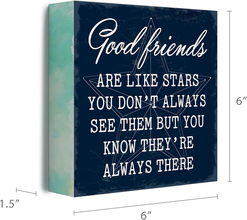 Inspirational Wooden Box Sign for Women – 